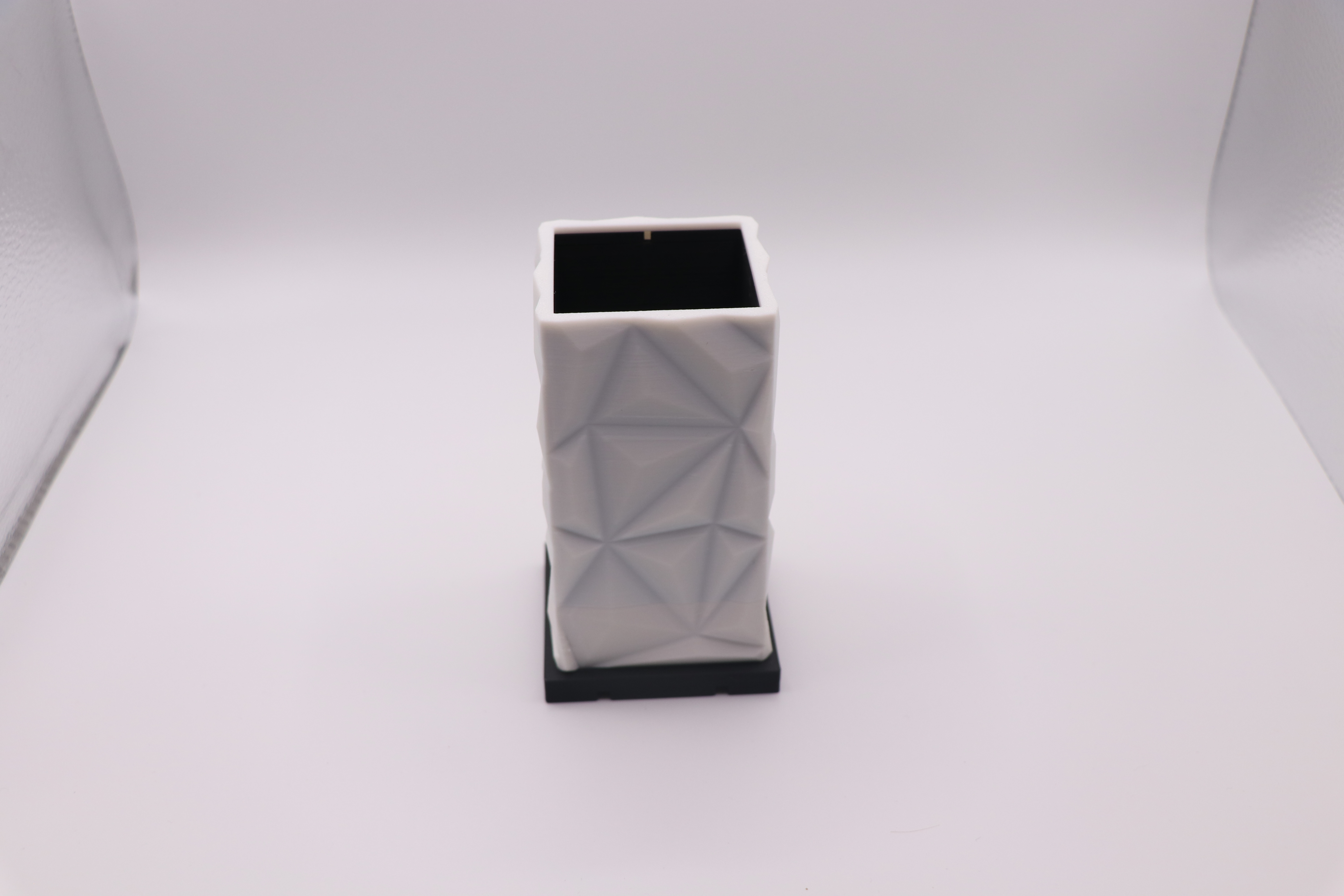 Sleeve, Low-Poly, 80mm hoch, Onyx